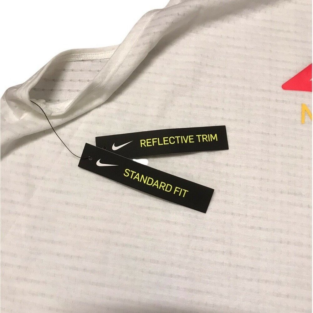Nike Trail Rise 365 Breathe Running Tank Top White Laser Crimson Red DJ0598-133 - Picture 6 of 8